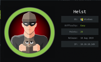 HackTheBoxHeist